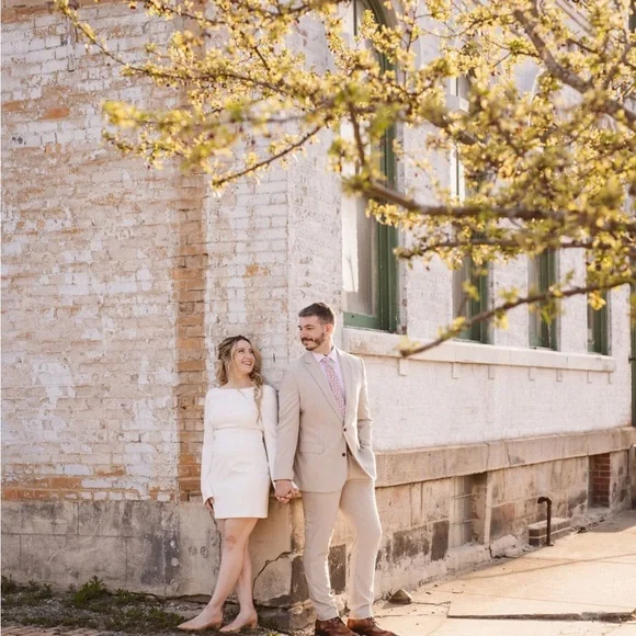 Lulu's Elegant White Mini Dress - Picture 6 of 7